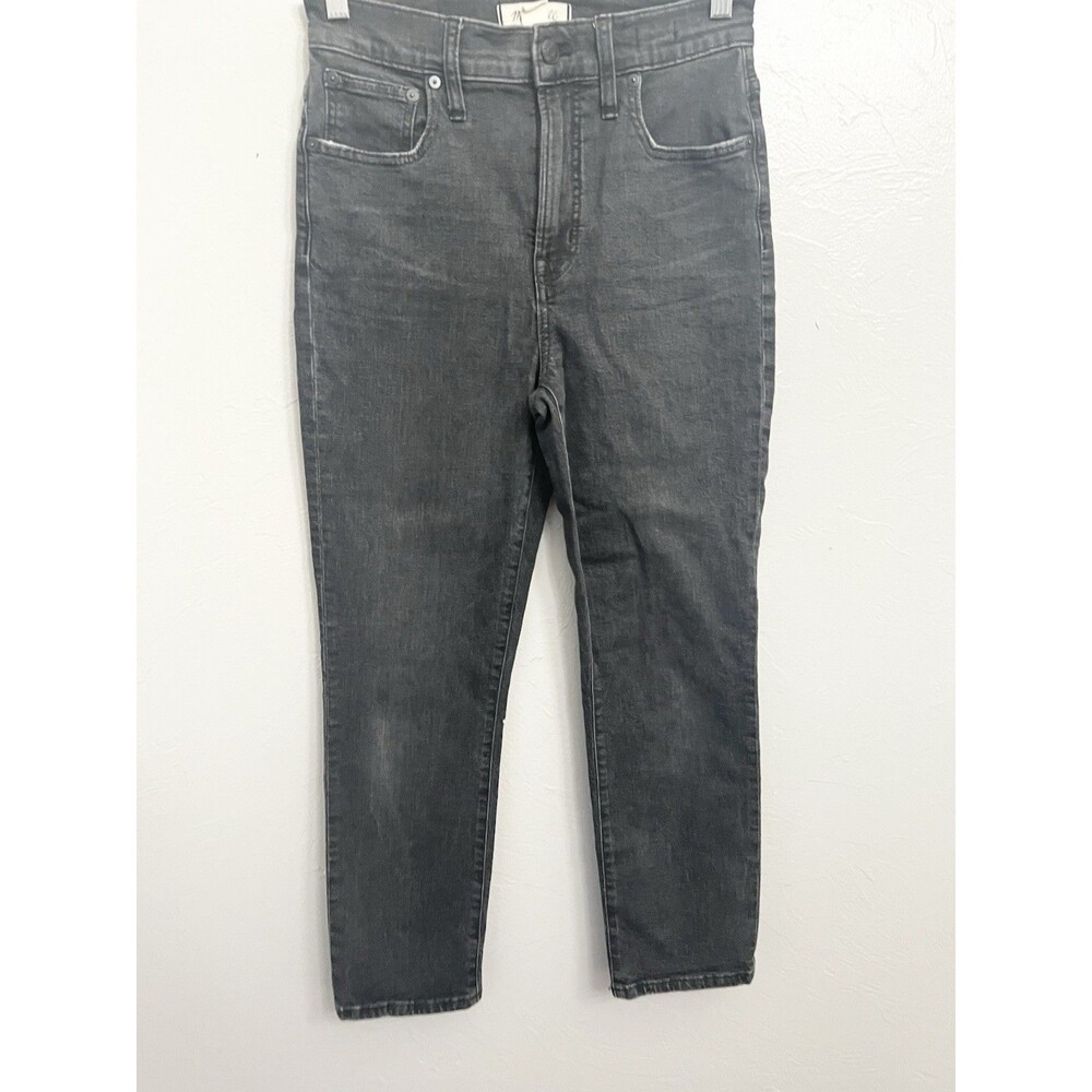 Madewell The Mid Rise Perfect Vintage Jean Womens 26 Dark Wash Denim Black